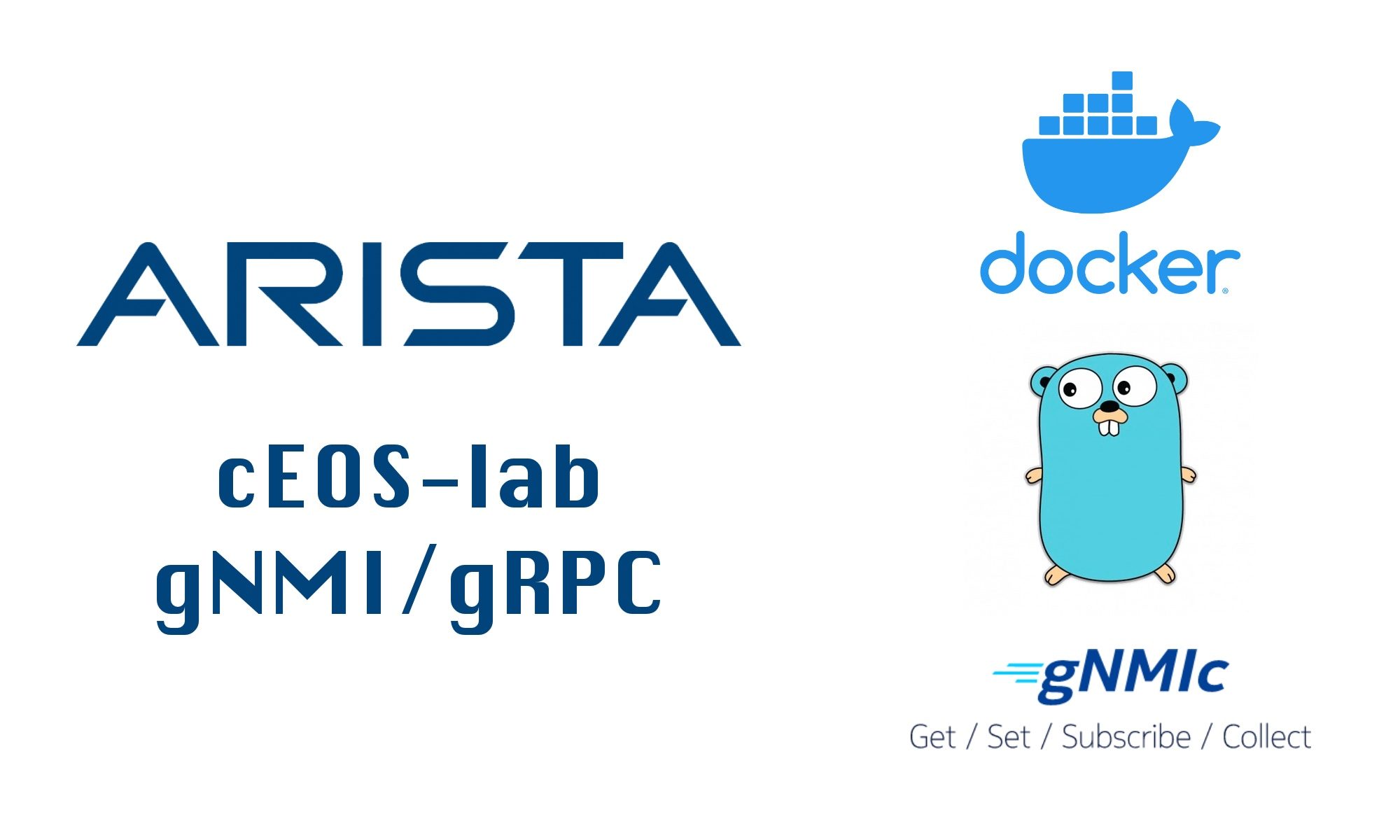 Arista switch virtuel cEOS-lab gNMI/gRPC